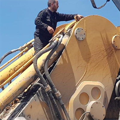braccio escavatrice Liebherr